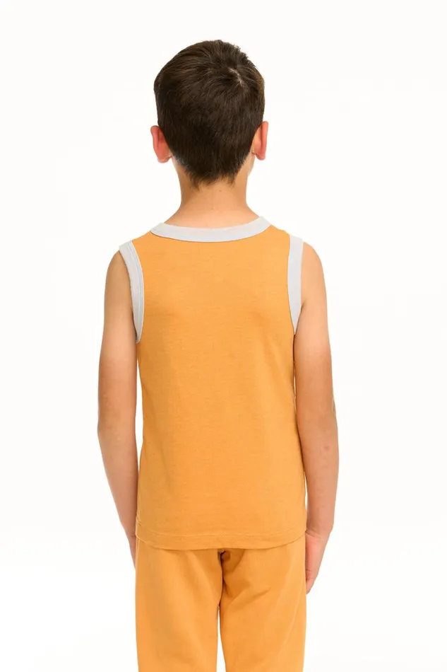 Kids Boys Chaser Brand Boy039s SoCal Stripes Recycled Vintage Jersey Tank