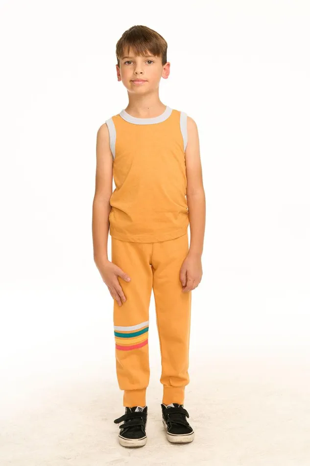 Kids Boys Chaser Brand Boy039s SoCal Stripes Recycled Vintage Jersey Tank