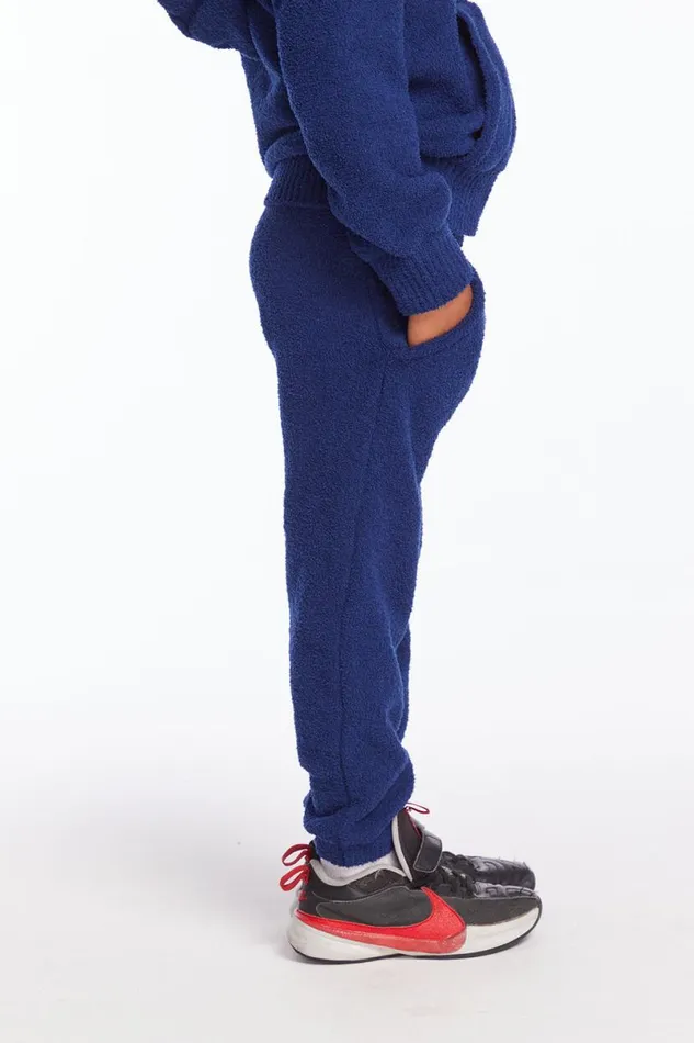 Kids Boys Chaser Brand Boys Avalon Fuzzy Fleece Lounge Pant With Pocket