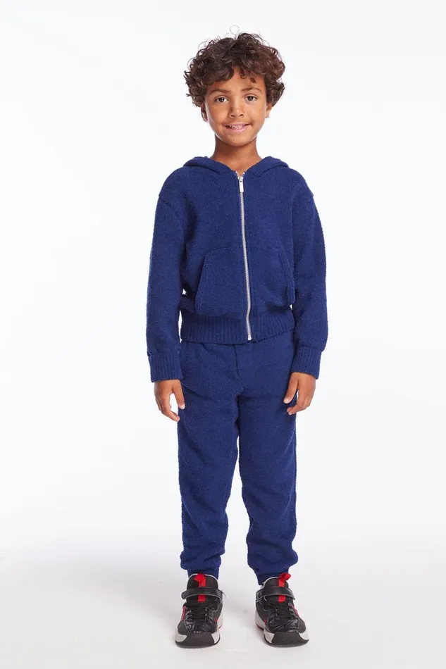 Kids Boys Chaser Brand Boys Avalon Fuzzy Fleece Lounge Pant With Pocket