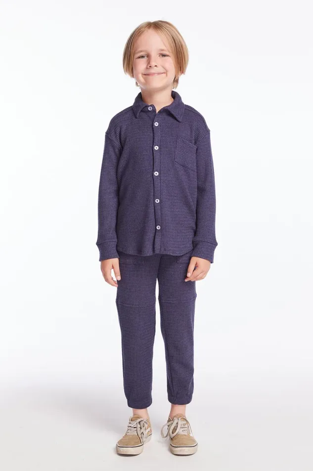 Kids Boys Chaser Brand Boys Avalon Knee Seam Jogger