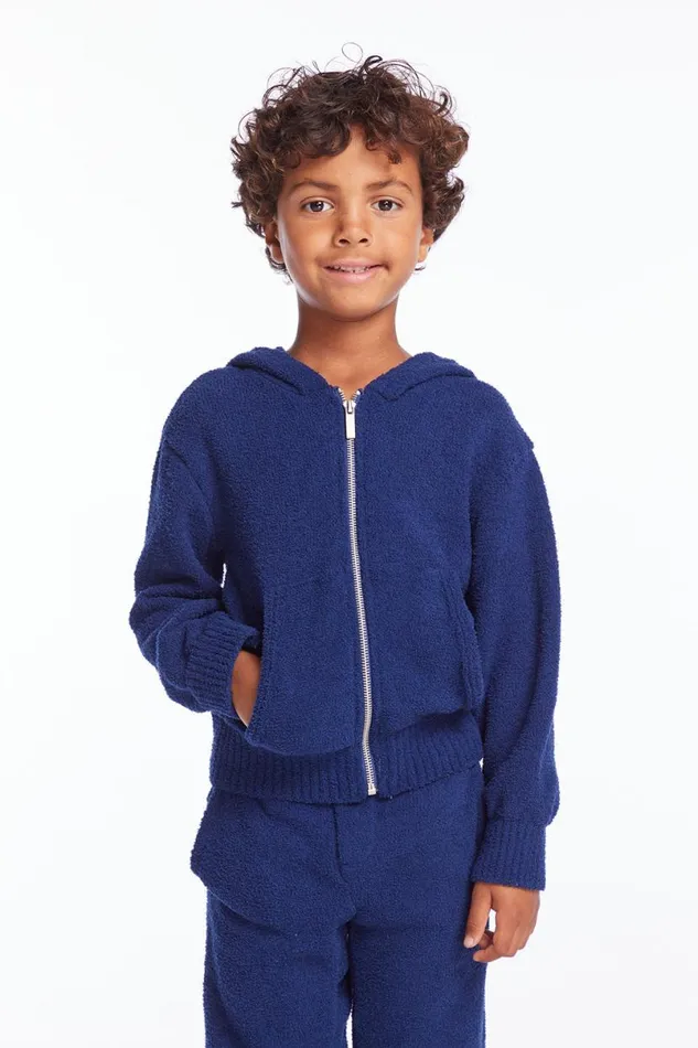 Kids Boys Chaser Brand Boys Avalon Paxton Zip Up Hoodie