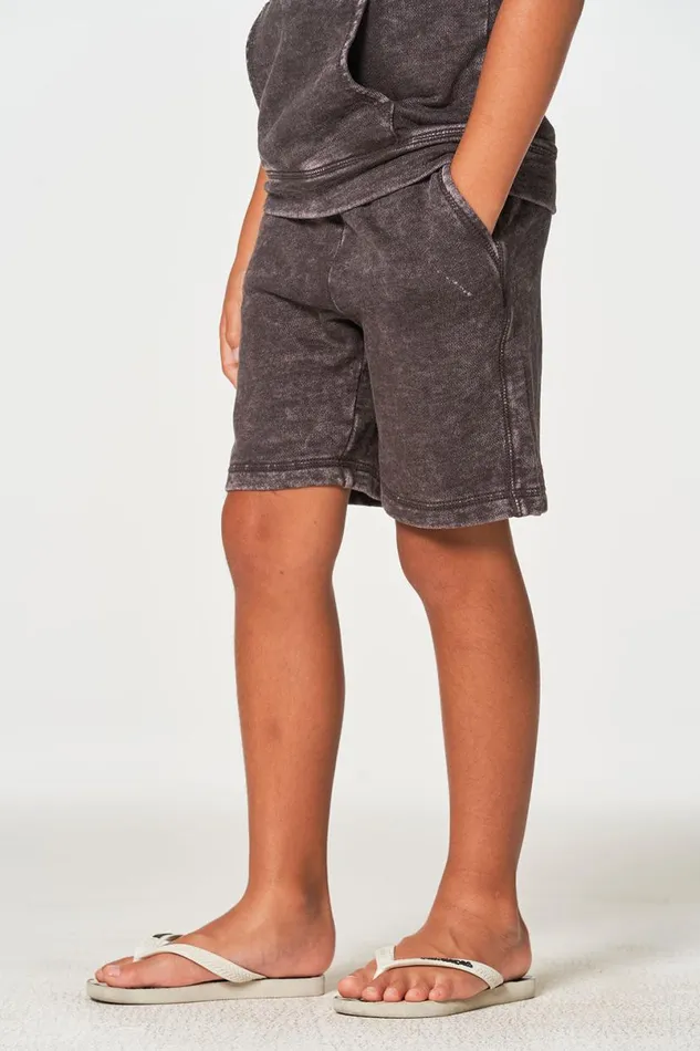 Kids Boys Chaser Brand Boys Linen French Terry Beach Shorts