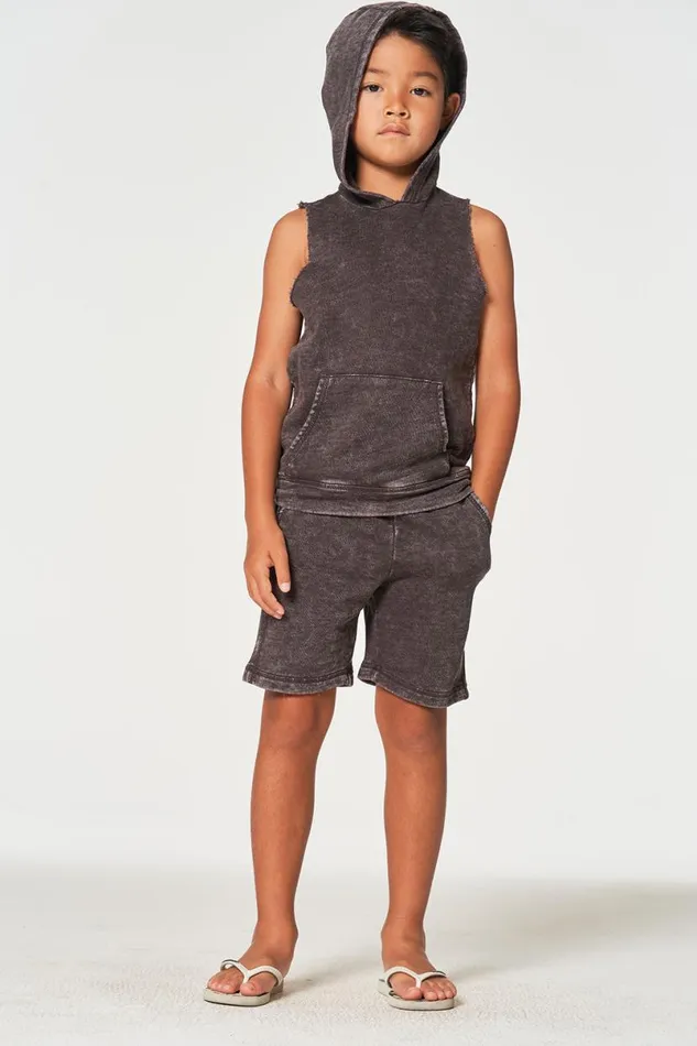 Kids Boys Chaser Brand Boys Linen French Terry Beach Shorts