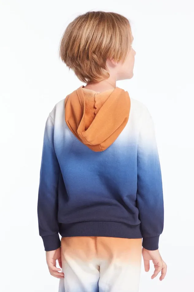 Kids Boys Chaser Brand Boys Winter Night Tie Dye Long Sleeve Hoodie