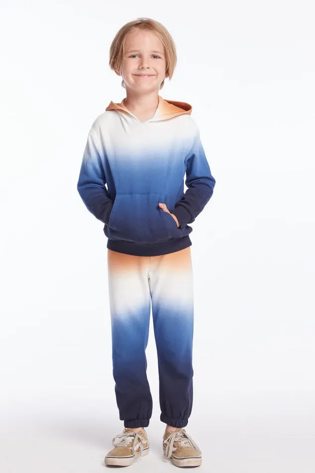 Kids Boys Chaser Brand Boys Winter Night Tie Dye No Side Seam Joggers