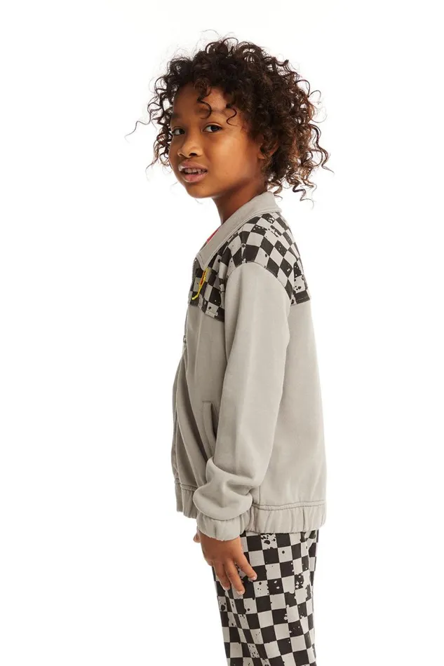 Kids Boys Chaser Brand Brody Splatter Checker Jacket