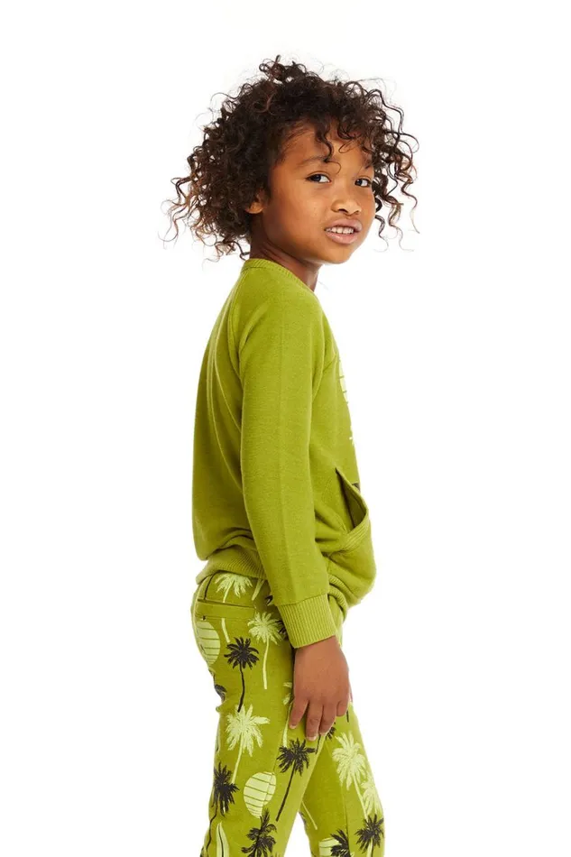 Kids Boys Chaser Brand California Palm Trees Pullover