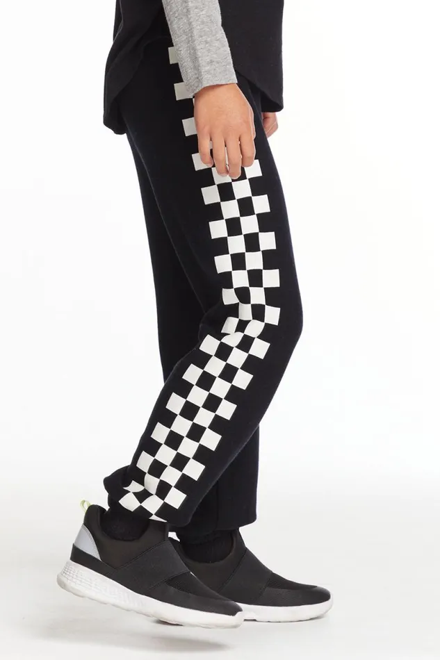 Kids Boys Chaser Brand Checkered Boys Pants