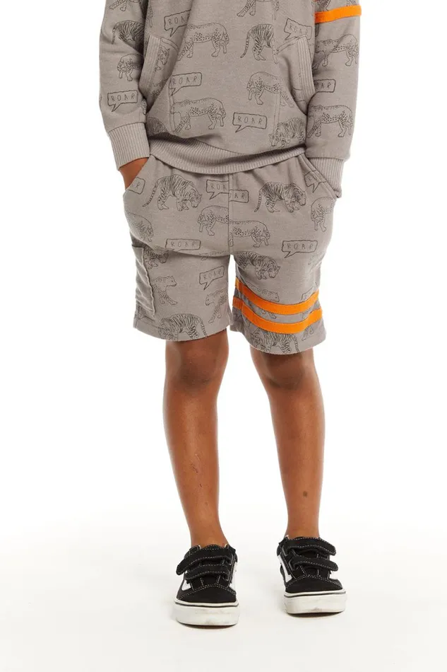Kids Boys Chaser Brand Cheetah Print Cargo Shorts
