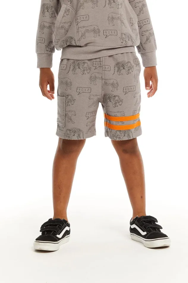 Kids Boys Chaser Brand Cheetah Print Cargo Shorts