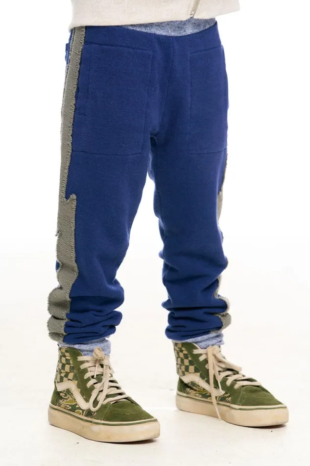Kids Boys Chaser Brand Color Blocked Bolt Joggers