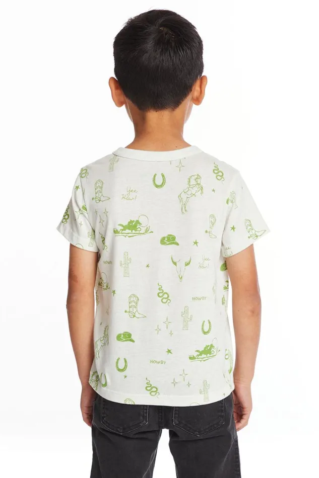 Kids Boys Chaser Brand Cowboy Life Boys Tee