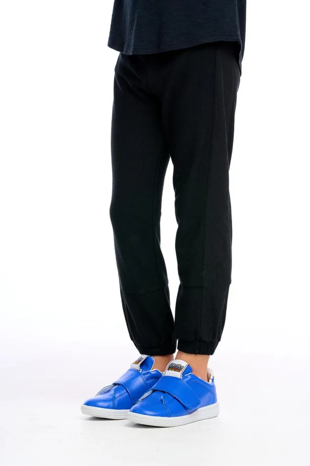 Kids Boys Chaser Brand Cozy Knit Poplin Blocked Track Pant