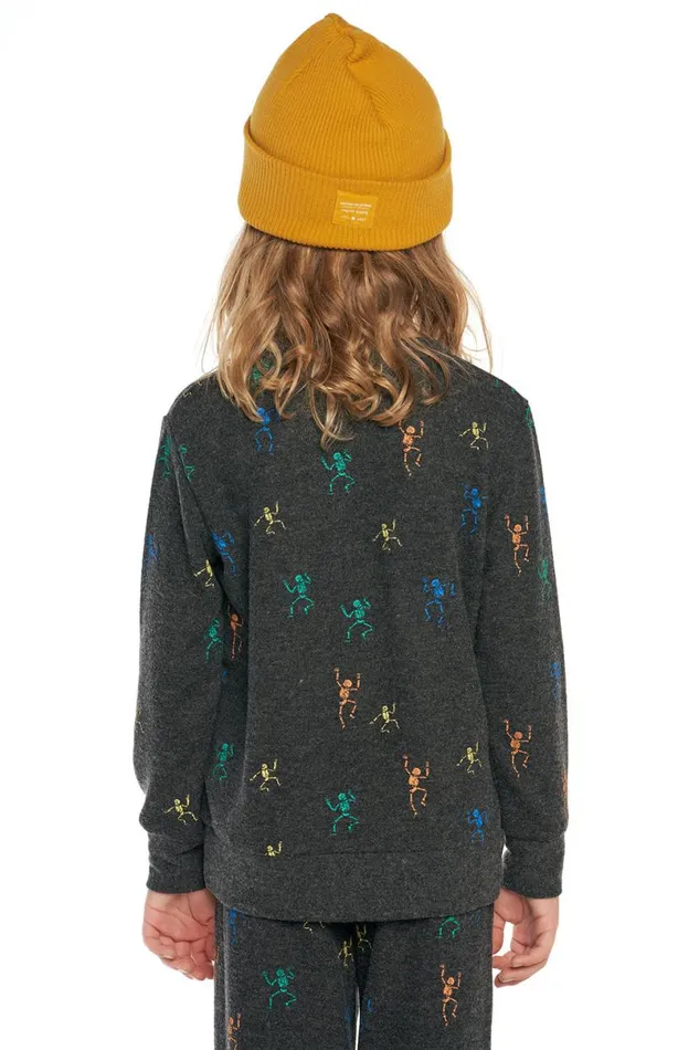 Kids Boys Chaser Brand Dancing Skeletons