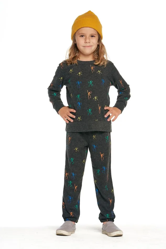 Kids Boys Chaser Brand Dancing Skeletons