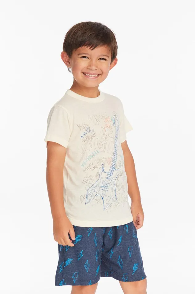 Kids Boys Chaser Brand Doodle Rock039n039Roll Boys Tee