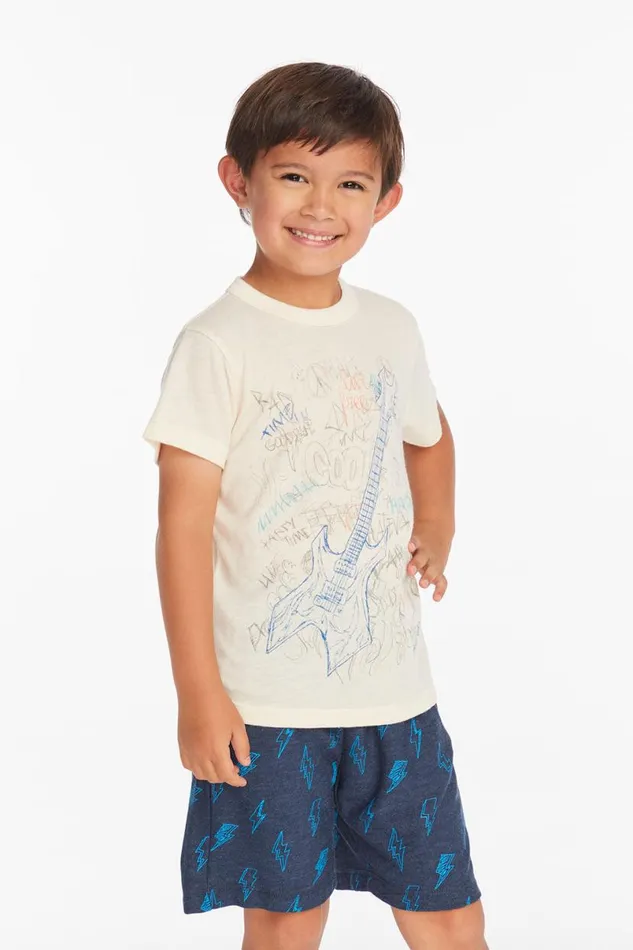Kids Boys Chaser Brand Doodle Rock039n039Roll Boys Tee