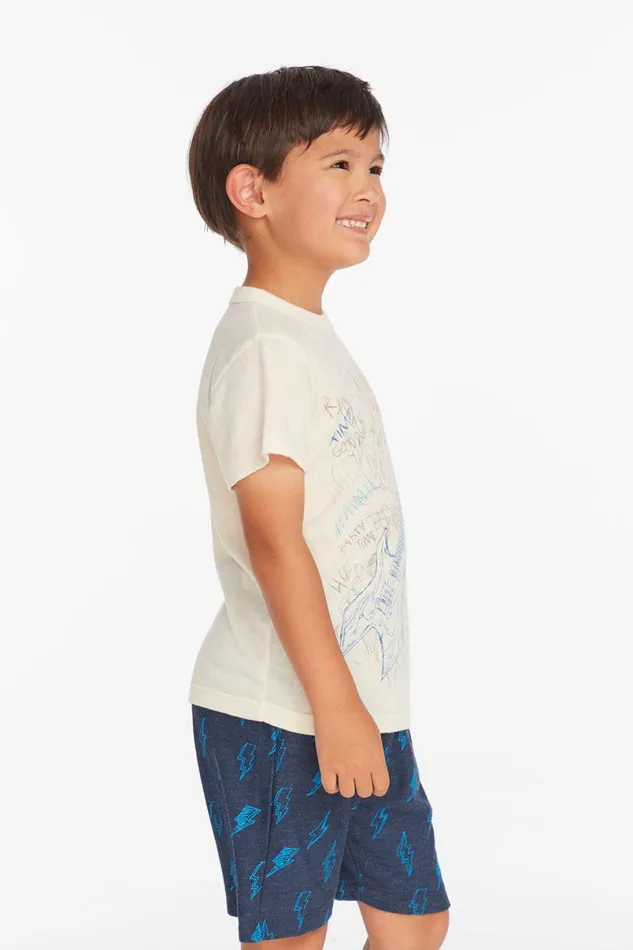 Kids Boys Chaser Brand Doodle Rock039n039Roll Boys Tee