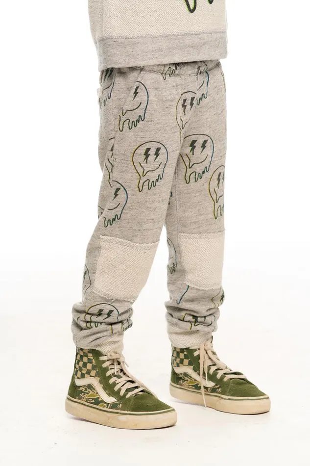 Kids Boys Chaser Brand Drippy Smile Pants
