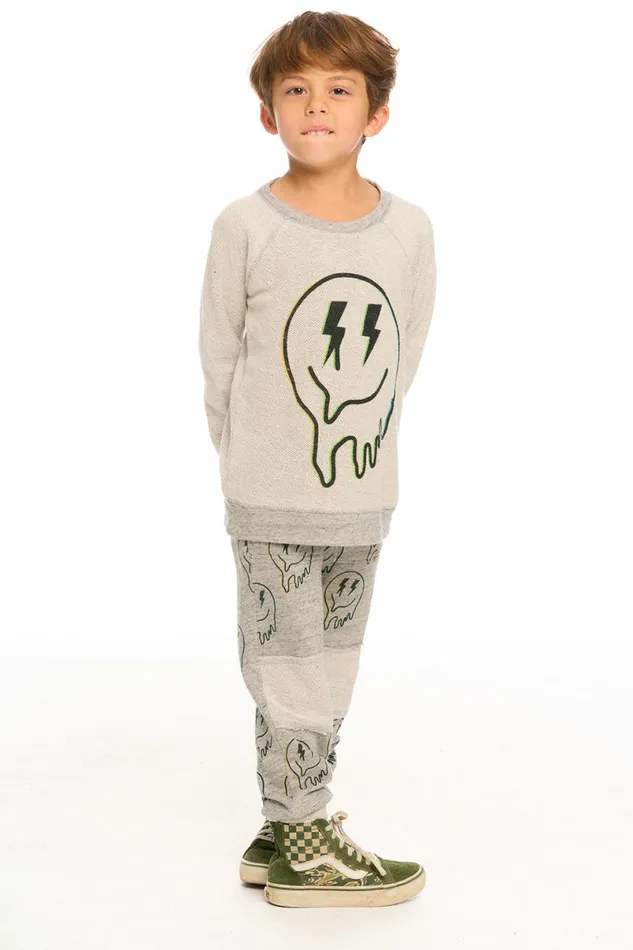 Kids Boys Chaser Brand Drippy Smile Pants