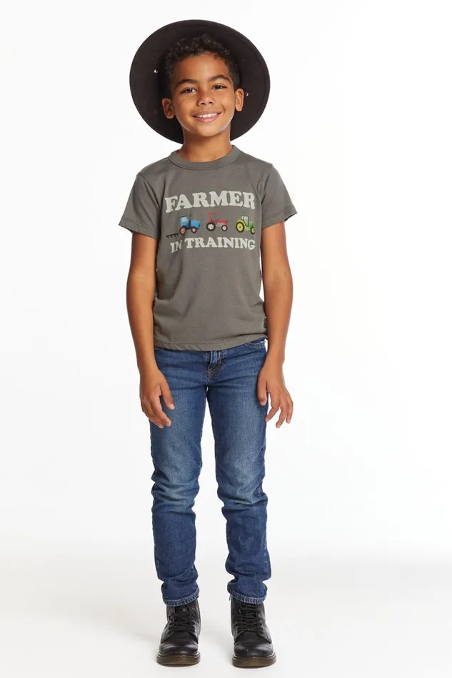 Kids Boys Chaser Brand Farmer In Training Boys Tee