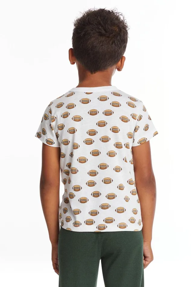 Kids Boys Chaser Brand Football Life Boys Tee