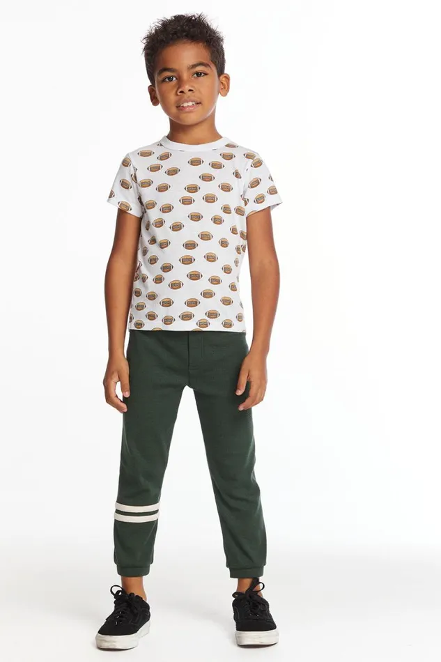 Kids Boys Chaser Brand Football Life Boys Tee