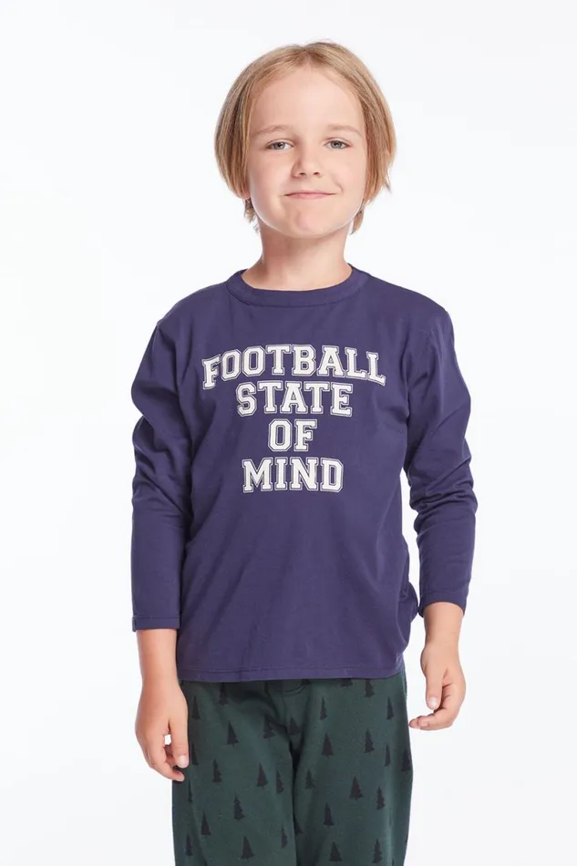 Kids Boys Chaser Brand Football Mind Boys Long Sleeve