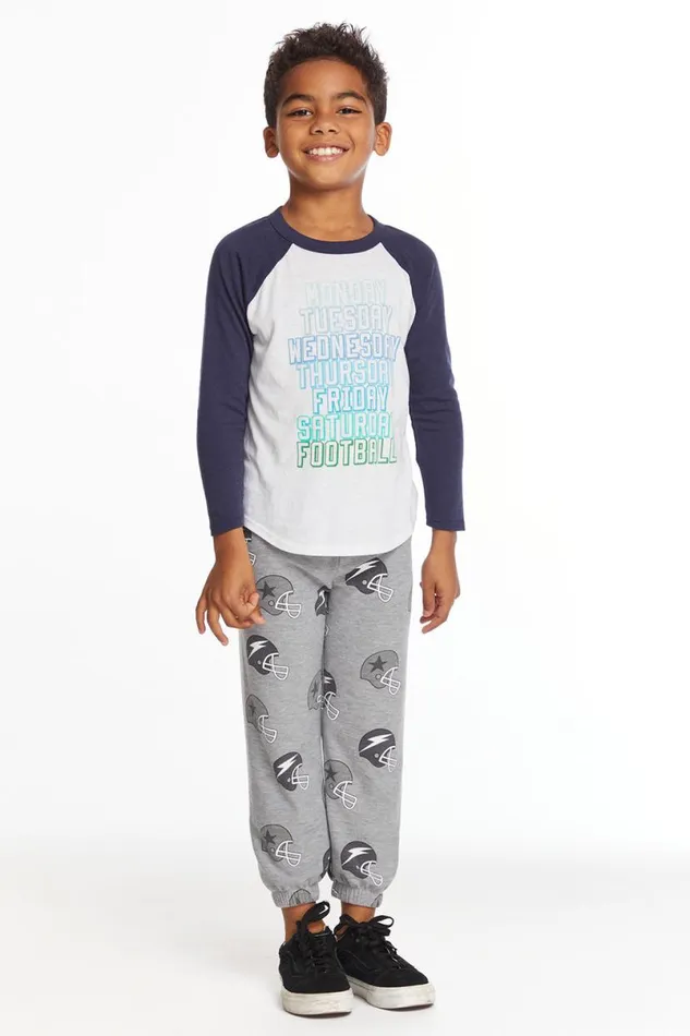 Kids Boys Chaser Brand Football Sunday Boys Long Sleeve