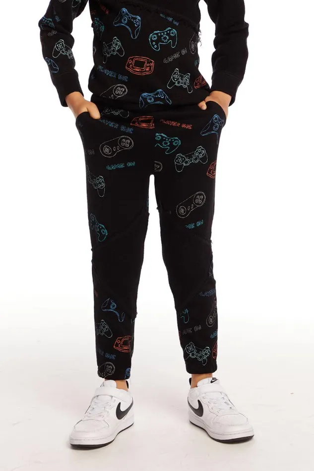Kids Boys Chaser Brand Gamer Boys Easy Joggers