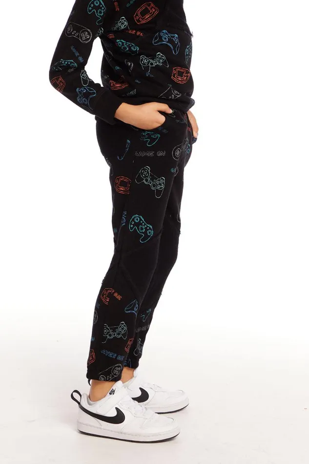 Kids Boys Chaser Brand Gamer Boys Easy Joggers