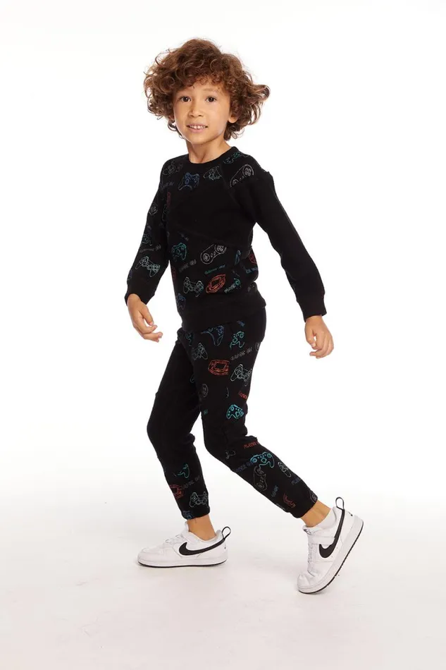 Kids Boys Chaser Brand Gamer Boys Easy Joggers