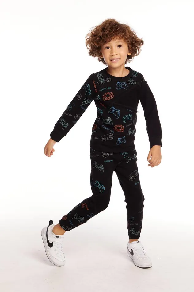 Kids Boys Chaser Brand Gamer Boys Long Sleeve