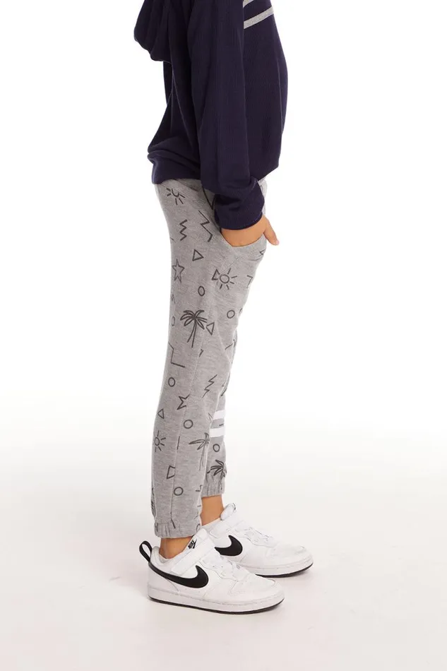 Kids Boys Chaser Brand Geo Palms Boys Pant