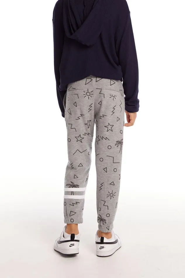 Kids Boys Chaser Brand Geo Palms Boys Pant