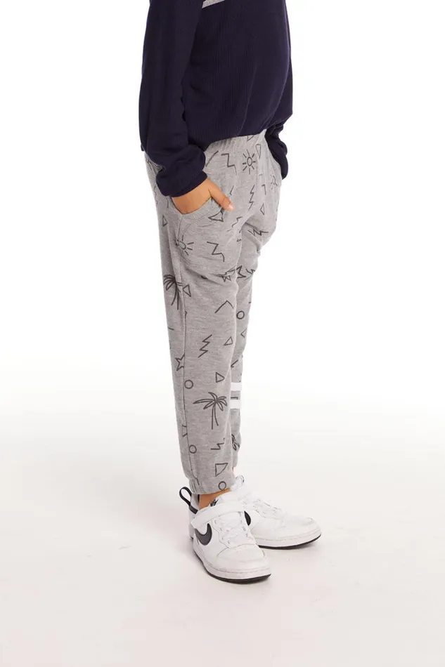 Kids Boys Chaser Brand Geo Palms Boys Pant