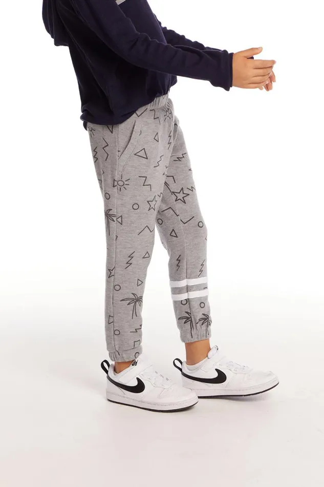 Kids Boys Chaser Brand Geo Palms Boys Pant