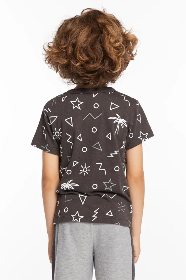 Kids Boys Chaser Brand Geo Palms Boys Tee