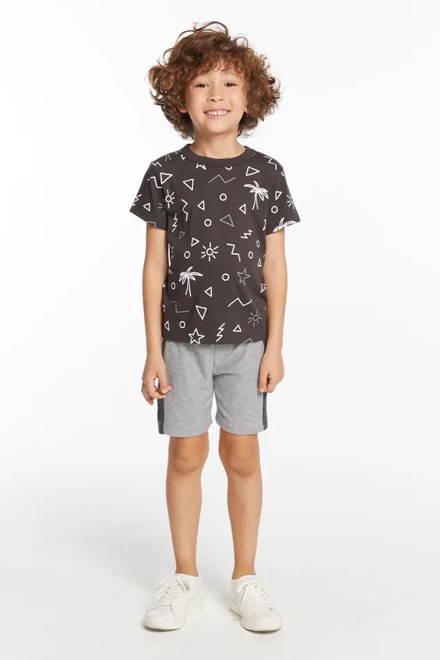 Kids Boys Chaser Brand Geo Palms Boys Tee