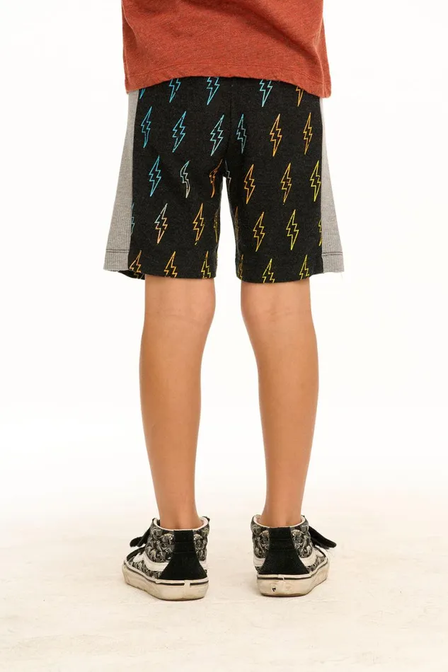 Kids Boys Chaser Brand Gradient Bolts Short