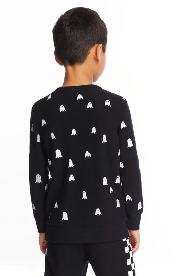 Kids Boys Chaser Brand Happy Ghosts Boys Pullover