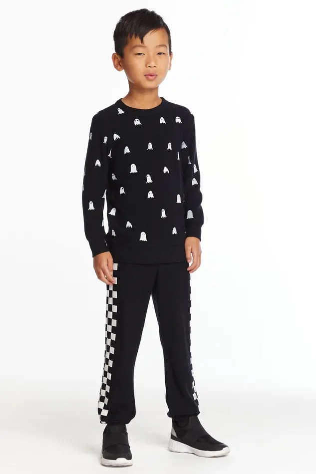 Kids Boys Chaser Brand Happy Ghosts Boys Pullover