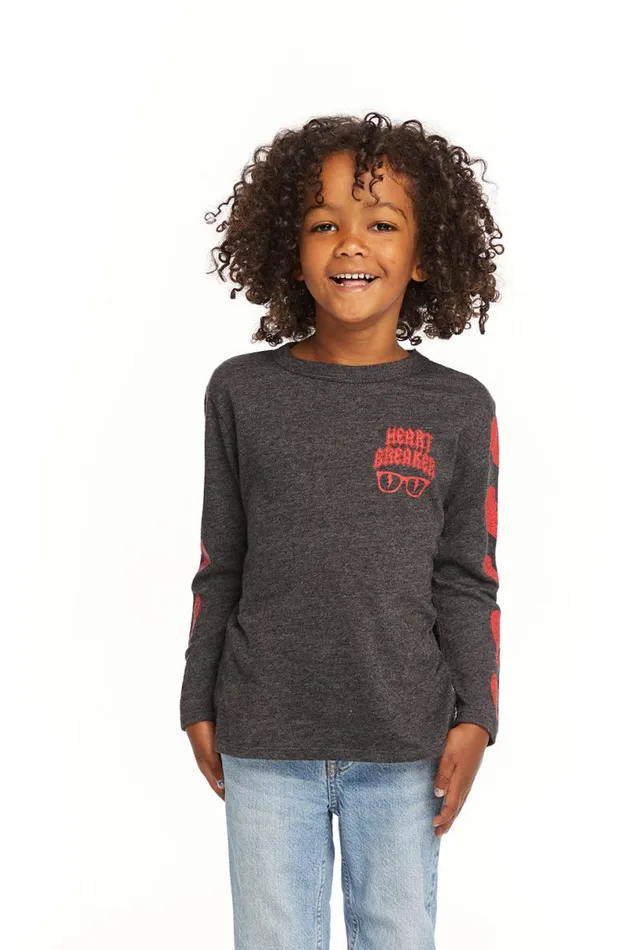 Kids Boys Chaser Brand Heart Breaker Long Sleeve