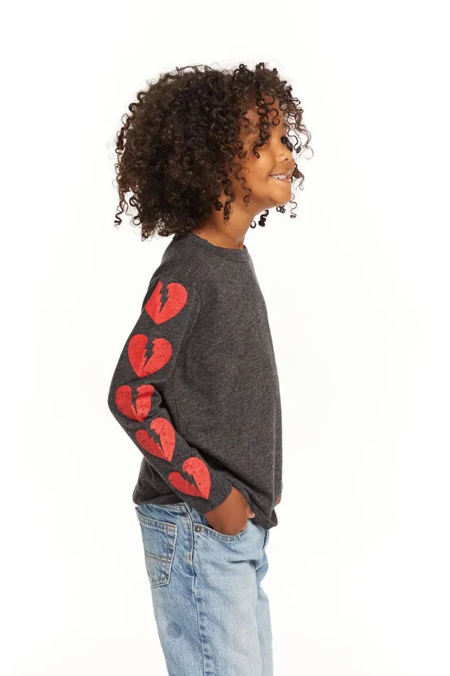 Kids Boys Chaser Brand Heart Breaker Long Sleeve