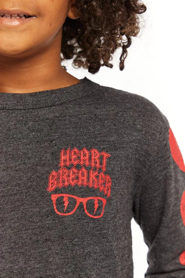 Kids Boys Chaser Brand Heart Breaker Long Sleeve