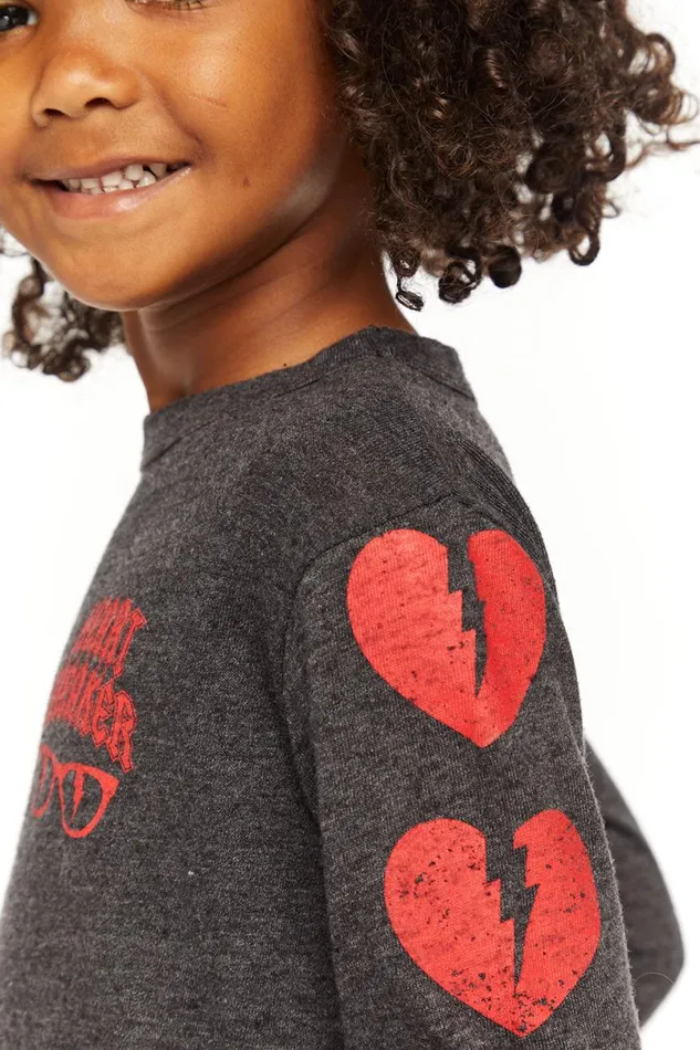 Kids Boys Chaser Brand Heart Breaker Long Sleeve
