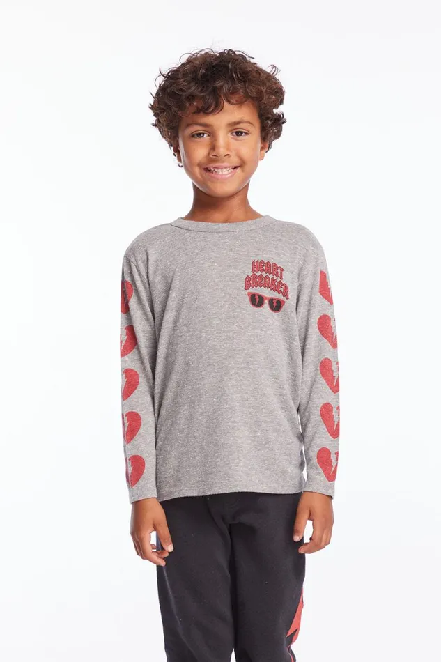 Kids Boys Chaser Brand Heartbreaker Boys Long Sleeve