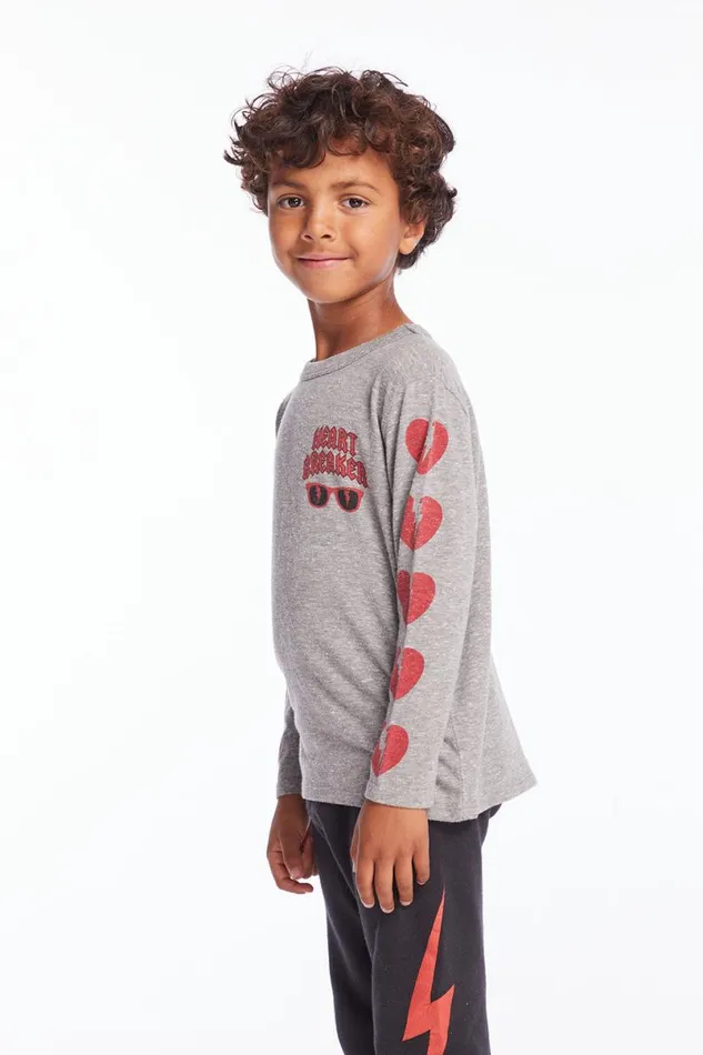Kids Boys Chaser Brand Heartbreaker Boys Long Sleeve