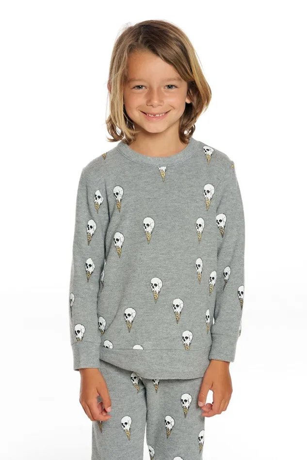 Kids Boys Chaser Brand Ice Cream Skulls